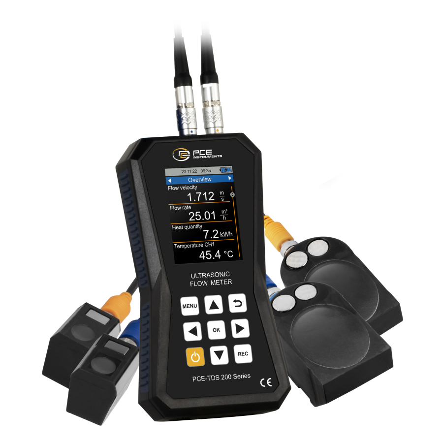 Misuratore di portata a ultrasuoni PCE-TDS 200 SL